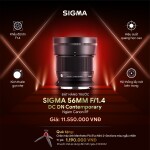 Ống kính Sigma 56mm f/1.4 DC DN Contemporary for Canon RF (Chính hãng)