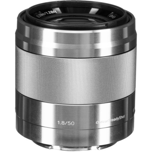 Ống kính Sony E 50mm f/1.8 OSS | Silver (Chính hãng)