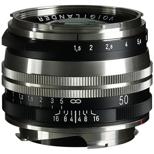 Ống kính Voigtlander Nokton 50mm f/1.5 Aspherical II VM | Niken (Chính hãng)