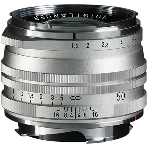 Ống kính Voigtlander Nokton 50mm f/1.5 Aspherical II VM | Silver (Chính hãng)