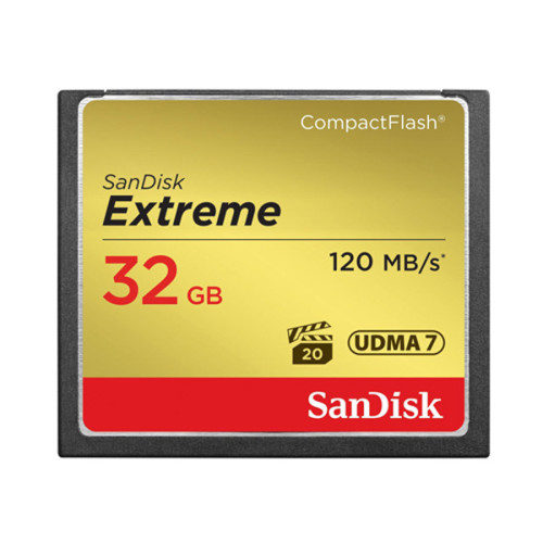 Thẻ nhớ SanDisk Extreme CF 800x 32GB 120MB/s (Chính hãng)
