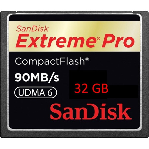 Thẻ nhớ Sandisk Extreme Pro CF 32GB 90MB/s (Chính hãng)