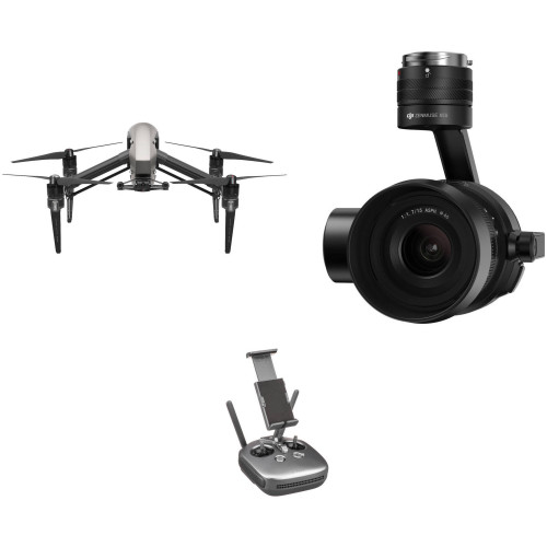DJI Inspire 2 + Zenmus X5S + Thẻ nhớ + Đầu đọc thẻ (Chính Hãng)