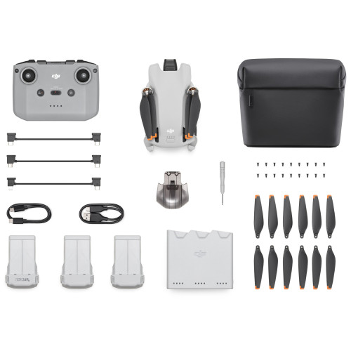 Flycam DJI Mini 3 Fly More Combo Plus With DJI RC-N1 Remote Controller (Chính Hãng)