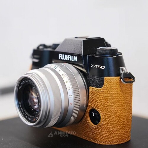 Camera leather case + straps customs X-T50