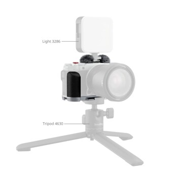 L-Shape Mount Plate with Silicone Handle for FUJIFILM X-M5 | Black (Chính hãng)