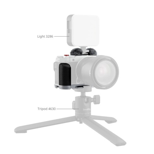 L-Shape Mount Plate with Silicone Handle for FUJIFILM X-M5 | Black (Chính hãng)