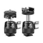 Đầu bi mini và đế kẹp dù Leofoto F-19 + CF-10 (Chính Hãng)