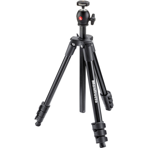 Chân máy ảnh Manfrotto Compact Light | Black