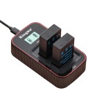 Bộ 2 pin 1 sạc đôi Ver 3 Kingma cho Nikon EN-EL20 (Chính hãng)