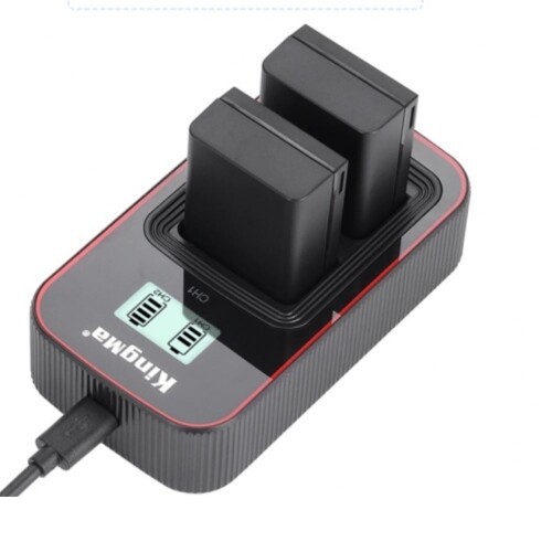 Bộ 2 pin 1 sạc đôi Ver 3 Kingma cho Nikon EN-EL25 (Chính hãng)