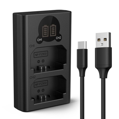 Sạc pin kép K&F Concept NP-FZ100 (Chính hãng)