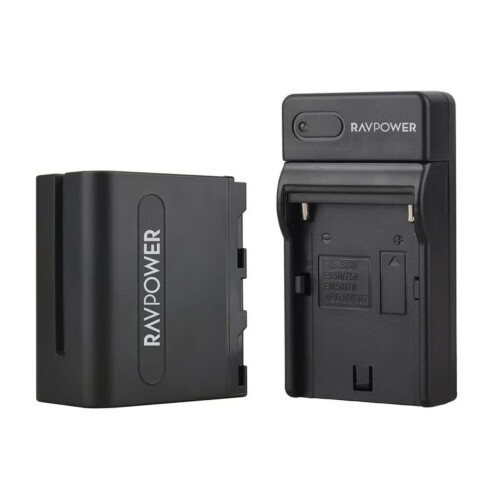 Bộ sạc Ravpower kèm 1 pin Sony NP - F970 (Chính hãng)