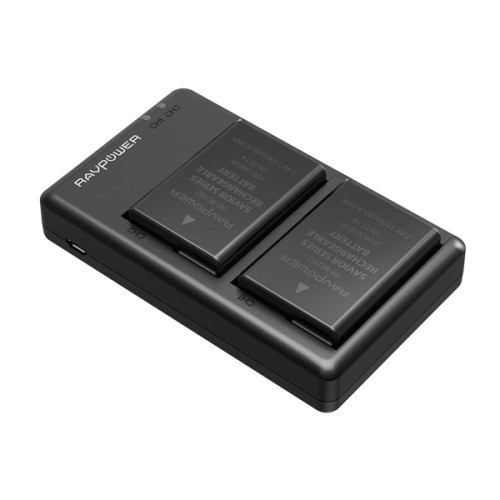 Bộ sạc đôi Ravpower kèm 2 pin for Nikon EN-EL14 (Chính hãng)