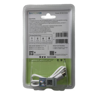 Đế sạc pin NiMH AA và AAA Ravpower RP-BC1008 (Chính hãng)