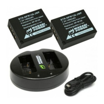 Bộ pin sạc Wasabi cho Fujifilm NP-W126 (Chính Hãng)