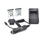 Bộ pin sạc Wasabi cho Sony NP-BJ1 (Chính Hãng)