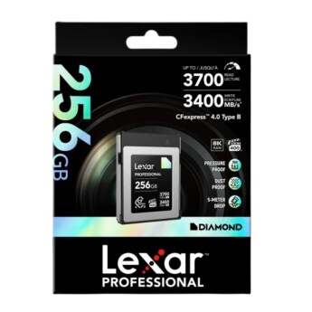 Thẻ nhớ Lexar 256GB CFexpress 4.0 Type B Diamond Series 3700MB/s 3400MB/s (Chính hãng)