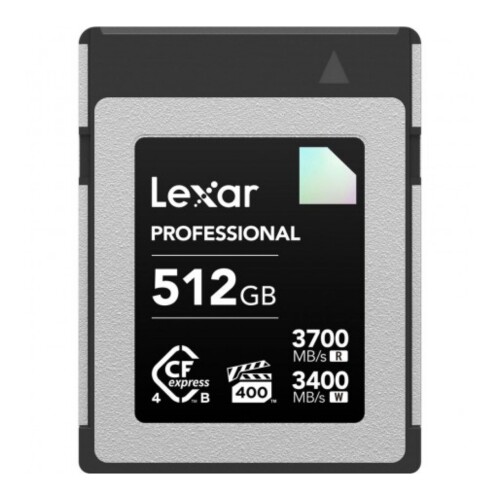 Thẻ nhớ Lexar 512GB CFexpress 4.0 Type B Diamond Series 3700MB/s 3400MB/s (Chính hãng)