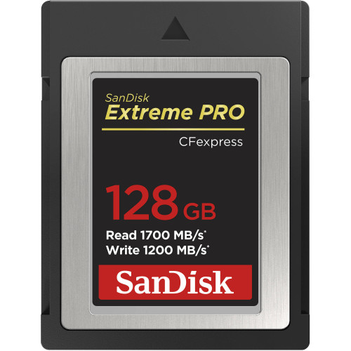 Thẻ nhớ CFexpress SanDisk 128GB 1700MB/s Extreme Pro Type B (Chính hãng)