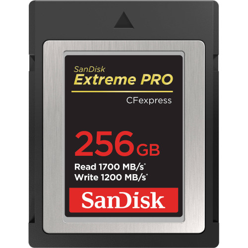 Thẻ nhớ CFexpress SanDisk 256GB 1700MB/s Extreme Pro Type B (Chính hãng)