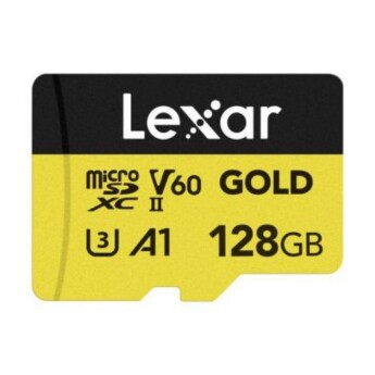 Thẻ nhớ Lexar 128GB GOLD microSDXC UHS-II Card V60 280MB/s 100MB/s (Chính hãng)