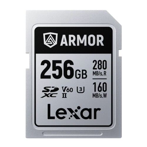 Thẻ nhớ Lexar 256GB ARMOR SILVER PRO SDXC™ UHS-II Card V60 280MB/s 160MB/s (Chính hãng)