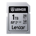 Thẻ nhớ Lexar 1TB ARMOR SILVER PRO SDXC™ UHS-II Card V60 280MB/s 160MB/s (Chính hãng)