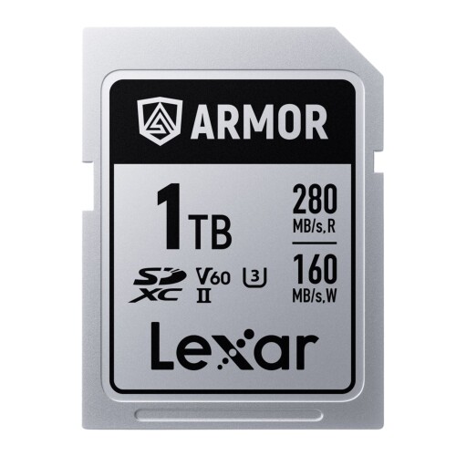 Thẻ nhớ Lexar 1TB ARMOR SILVER PRO SDXC™ UHS-II Card V60 280MB/s 160MB/s (Chính hãng)