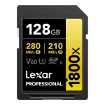 Thẻ nhớ Lexar 128GB Professional 1800x SDXC UHS-II V60 280MB/s 210MB/s (Chính hãng)