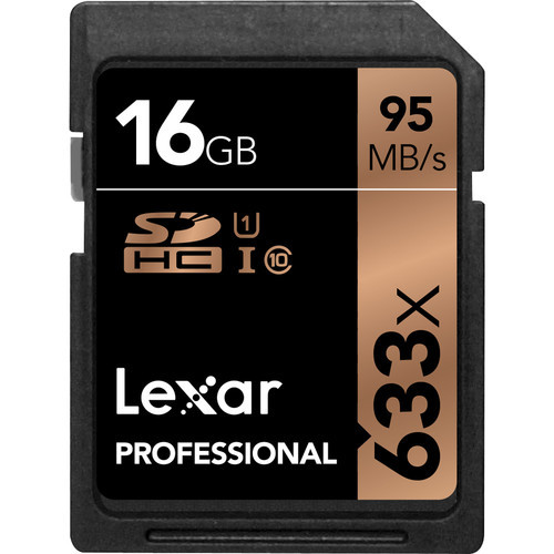 Thẻ nhớ Lexar Professional 633x UHS-I SDHC 16GB 95MB/s (Chính hãng)
