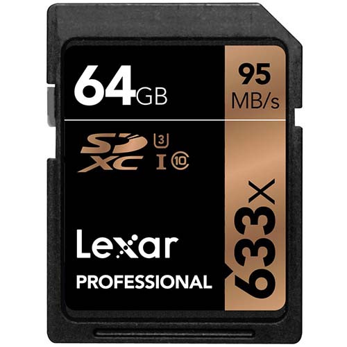 Thẻ nhớ Lexar Professional 633x UHS-I SDHC 64GB 95MB/s (Chính hãng)