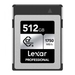 Thẻ nhớ Lexar 512GB Professional CFexpress Type B card Silver Series 1750MB/s 1300MB/s (Chính hãng)