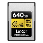 Thẻ nhớ Lexar 640GB Professional GOLD CFexpress 4.0 Type A Card 1800MB/s 1650MB/s (Chính hãng)