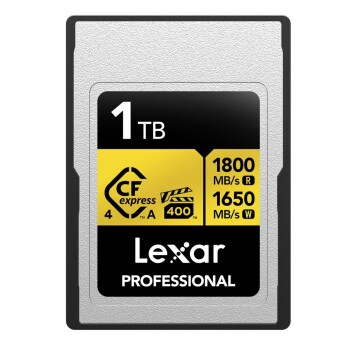 Thẻ nhớ Lexar 1TB Professional GOLD CFexpress 4.0 Type A Card 1800MB/s 1650MB/s (Chính hãng)