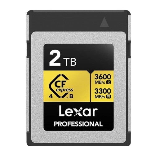 Thẻ nhớ Lexar 2TB Professional GOLD CFexpress 4.0 Type B Card 3600MB/s 3300MB/s (Chính hãng)