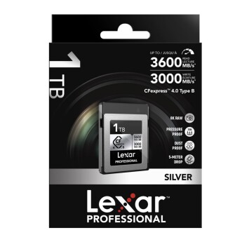 Thẻ nhớ Lexar 1TB Professional SILVER CFexpress 4.0 Type B Card 3600MB/s 3000MB/s (Chính hãng)