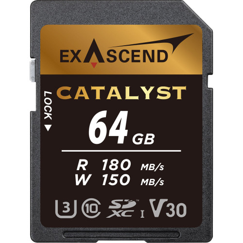 Thẻ nhớ SD Exascend 64GB Catalyst UHS-I SDXC (Chính hãng)