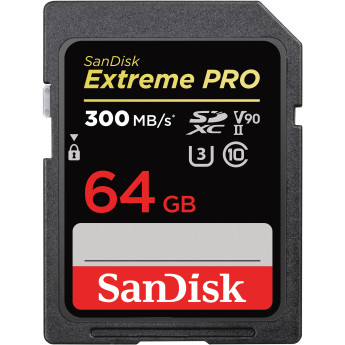 Thẻ nhớ SDXC Sandisk 64GB 300MB/s Extreme Pro UHS-II (Chính Hãng)