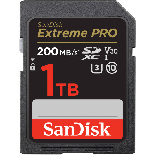 Thẻ nhớ SDXC Sandisk 1TB 200MB/s Extreme Pro UHS-I (Chính Hãng)