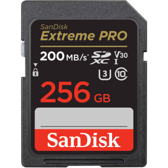Thẻ nhớ SDXC Sandisk 256GB 200MB/s Extreme Pro UHS-I (Chính Hãng)