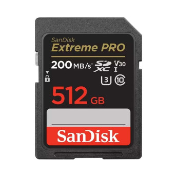 Thẻ nhớ SDXC Sandisk 512GB 200MB/s Extreme Pro UHS-I (Chính Hãng)