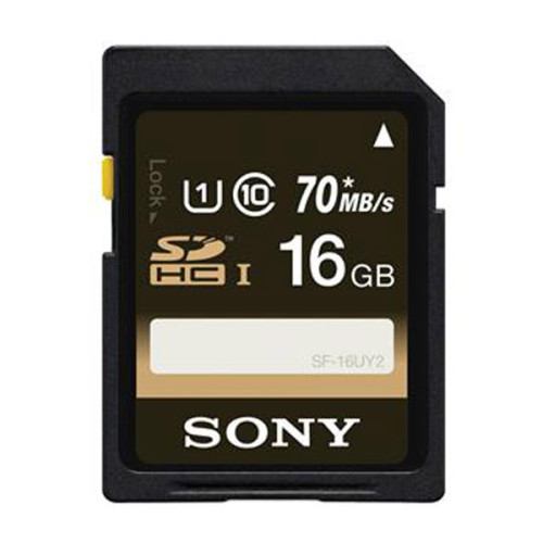 Thẻ nhớ Sony 16GB 70Mb/s UHS-I SDHC (SF-16UY2) (Chính hãng)