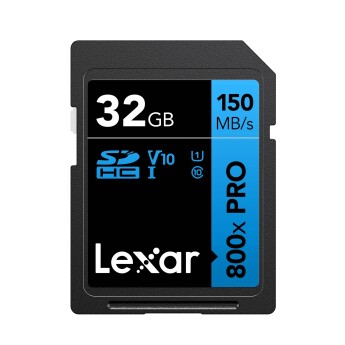 Thẻ nhớ Lexar 32GB Professional 800x PRO SDXC UHS-I V10 150MB/s (Chính hãng)