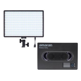 Đèn Amaran Pano 120c Kit (120w) | Charcoal (Chính hãng)