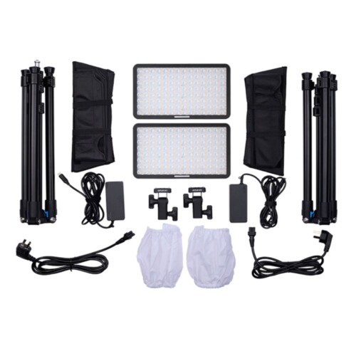 Đèn Amaran Pano 60c 2 light Kit | Charcoal (Chính hãng)