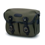 Billingham Hadley Small | Sage FibreNyte / Black Leather (Olive Lining) (Chính hãng)