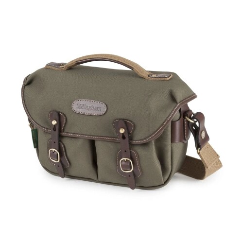Túi máy ảnh Billingham Hadley Small Pro | Sage FibreNyte / Chocolate Leather (Olive Lining) Chính hãng)