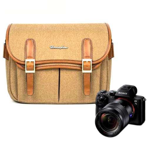 Túi máy ảnh Herringbone Maniere Large | Kaki (Chính hãng)