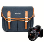 Túi máy ảnh Herringbone Maniere Large | Navy (Chính hãng)